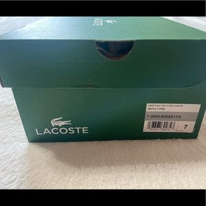 Lacoste shoe box